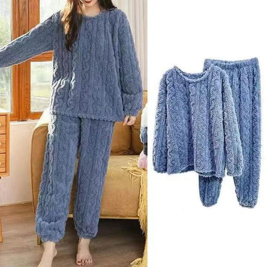 Pijama Polar Trenza